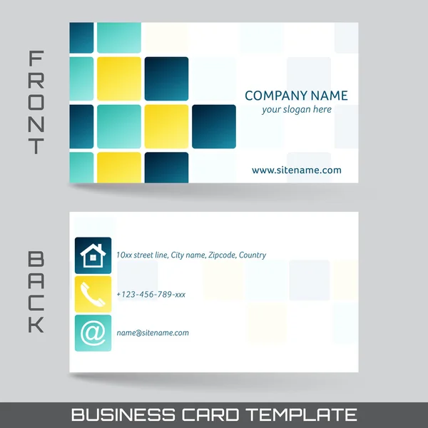 Business card template — Stock Vector