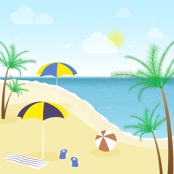 Summer background — Stock Vector