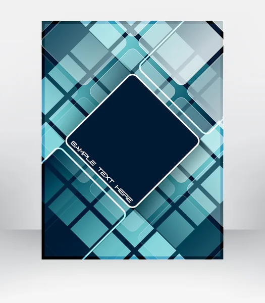 Fond vectoriel abstrait pour flyer, brochure ou design de couverture — Image vectorielle