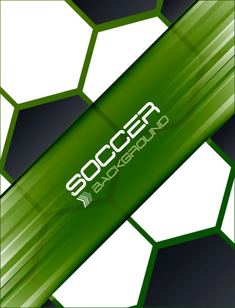 Soccer background, vector illustration — Stock Vector