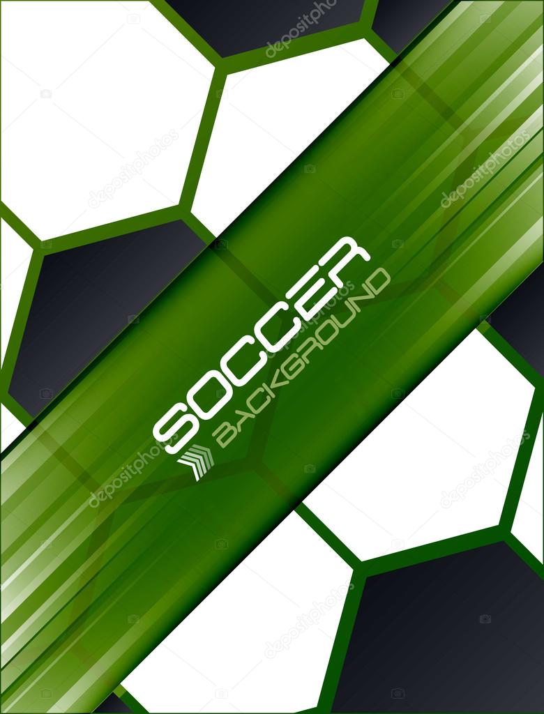 Soccer background, vector illustration