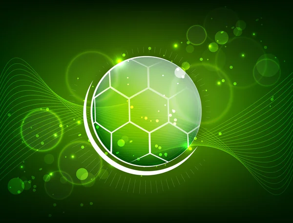 Abstract soccer background, vector illustration — Stockový vektor