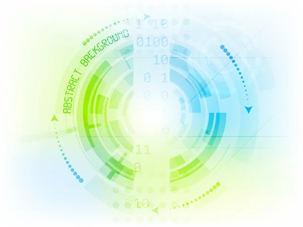 추상 미래 기술 벡터 배경 — 스톡 벡터