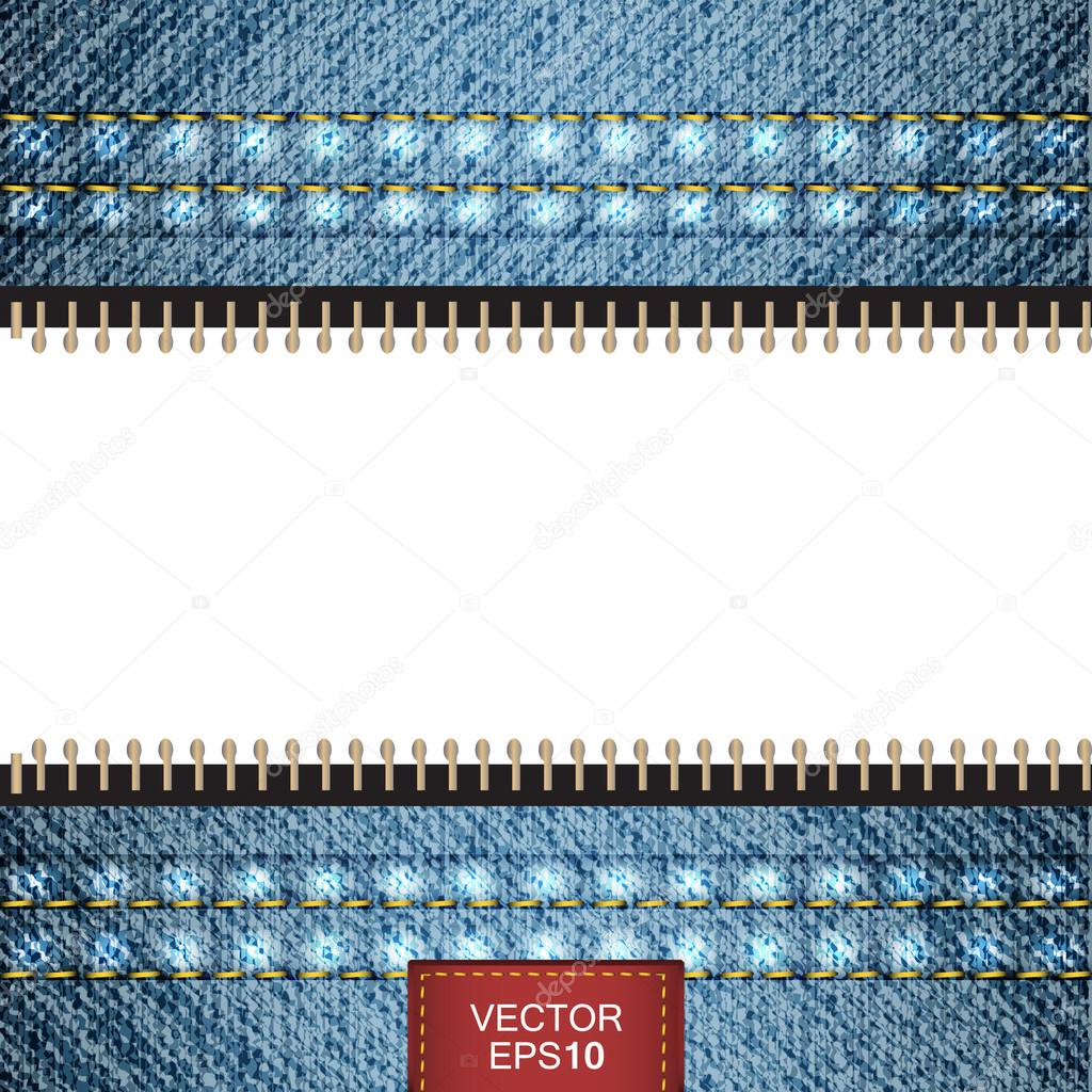 Vector denim jeans background