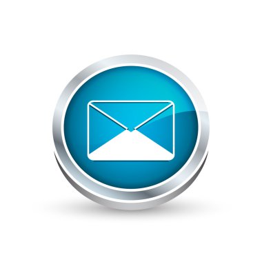 Zarf vektör simgesi, düğme