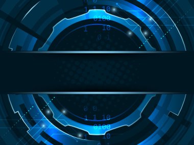 Soyut fütüristik teknoloji Dişli tekerlekleri arka plan. Vektör çizim metniniz için çizgili.