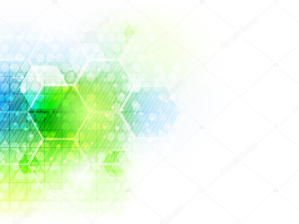 Abstract vector future business technology background with hexagon pattern.