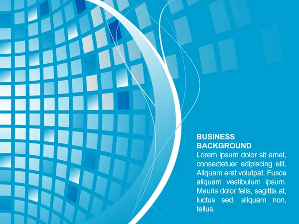 Azul abstrato vetor quadrado mosaico business background . — Vetor de Stock