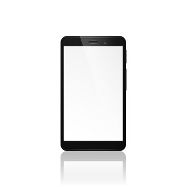 Cep telefonu, akıllı telefon vektör çizim.