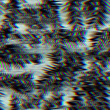 Kusursuz tekno arıza tropikal RGB bilgisayar gürültüsü