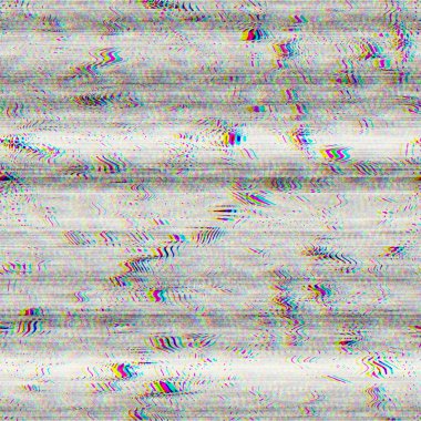 Seamless techno glitch tropical RGB computer noise clipart