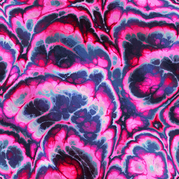 Seamless fractal marble vibrant ornate jpg pattern