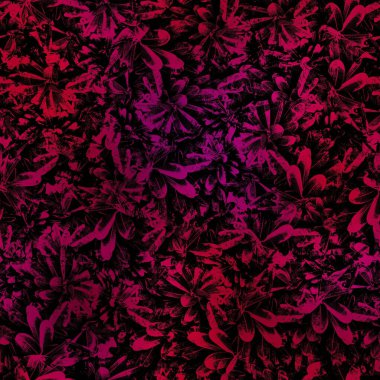 Miami gece tropikal siyah yapraklar gün batımı bulanıklığında