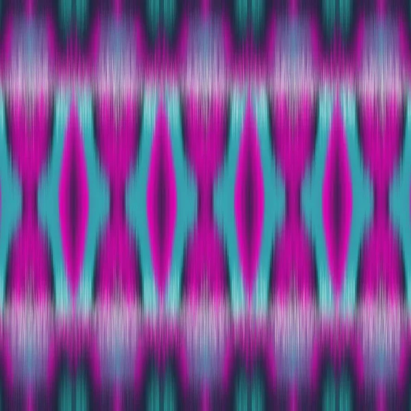 Ikat Abstract Blurr｜シームレスなパターンエスニックスウォッチ — ストック写真