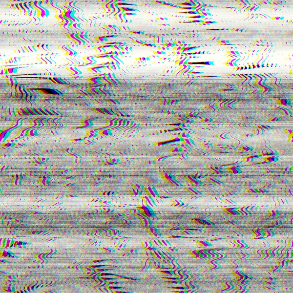 Бесшовный техно-глюк тропический RGB компьютерный шум — стоковое фото