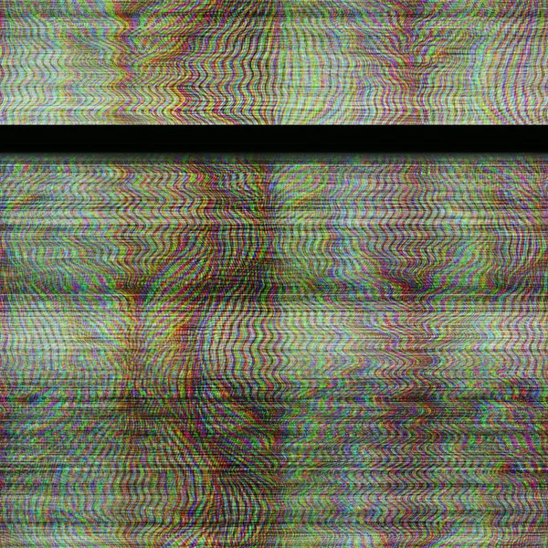 Glitch tecnico senza soluzione di continuità RGB rumore del monitor del computer — Foto Stock