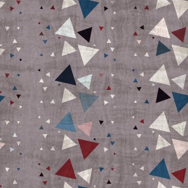 Kusursuz kırmızı beyaz ve mavi desenli retro desen