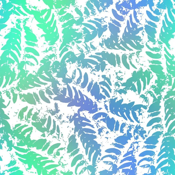Seamless satin soft pastel color leaves pattern — Stock Photo, Image