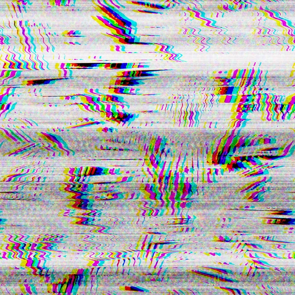 无缝化工艺故障热带RGB计算机噪音 — 图库照片