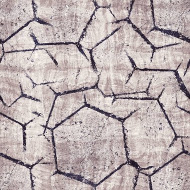 Koyu mor ve bej desenli.