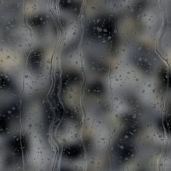 Seamless rain drop water repeat pattern on blur