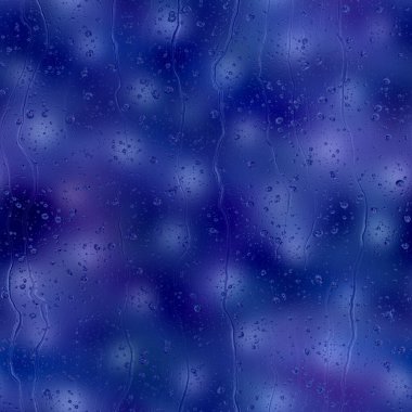 Kusursuz yağmur damlası su Bulanık üzerinde tekrar desen