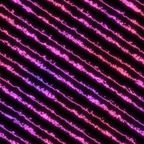 Neon light on black seamless repeat pattern — Stock Photo, Image