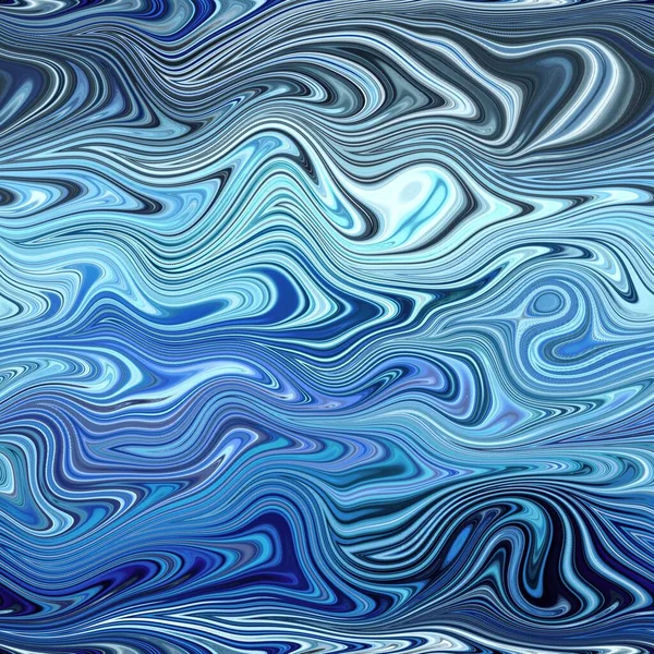 Seamless marble wet ripple wavy fluid pattern — Stock Photo, Image