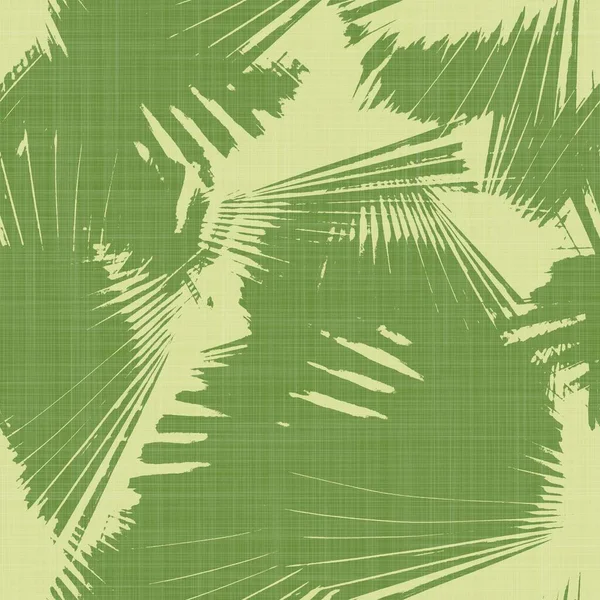 Linea luminosa verde foglie tropicali modello senza soluzione di continuità — Foto Stock