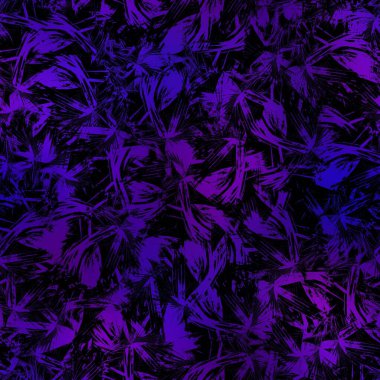 Miami gece tropikal siyah yapraklar gün batımı bulanıklığında