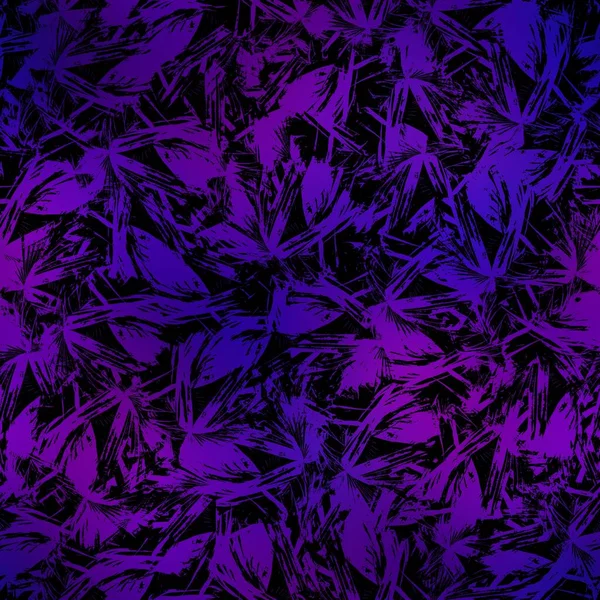 Miami gece tropikal siyah yapraklar gün batımı bulanıklığında