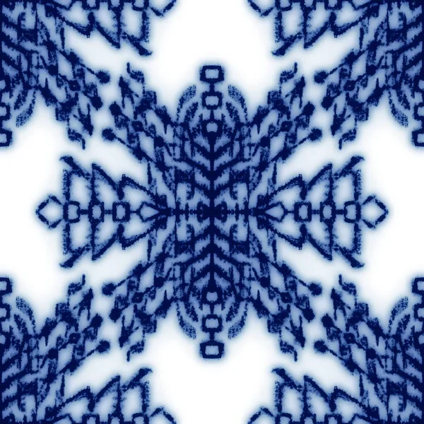 Kusursuz mavi ve beyaz seramik tasarım — Stok fotoğraf