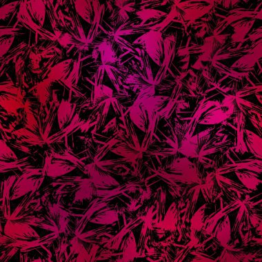 Miami gece tropikal siyah yapraklar gün batımı bulanıklığında