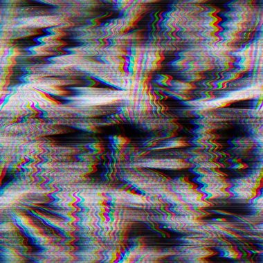 Kusursuz tekno arıza tropikal RGB bilgisayar gürültüsü