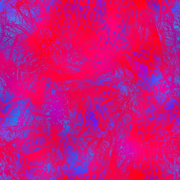 Kusursuz yoğun kırmızı ve mavi yaprak deseni