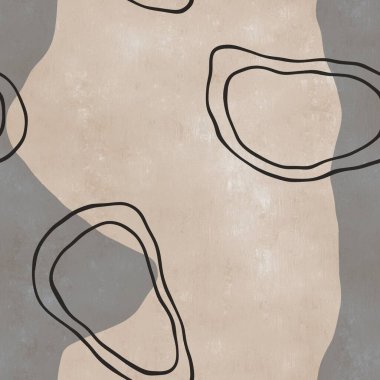 Kusursuz organik yuvarlak kıvrımlı şekiller saf tasarım