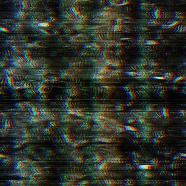 Kusursuz tekno arıza tropikal RGB bilgisayar gürültüsü