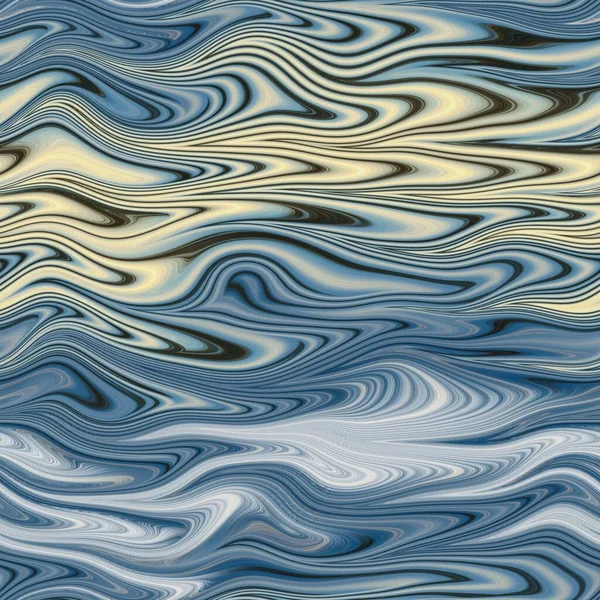 Seamless marble wet ripple wavy fluid pattern — Stock Photo, Image