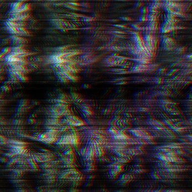 Kusursuz tekno arıza tropikal RGB bilgisayar gürültüsü