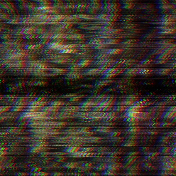 Безшовний техно глюк тропічний комп'ютерний шум RGB — стокове фото