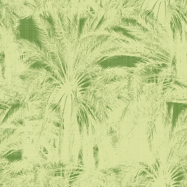 Jasna linia zielonych liści tropikalnych bezszwowy wzór — Zdjęcie stockowe