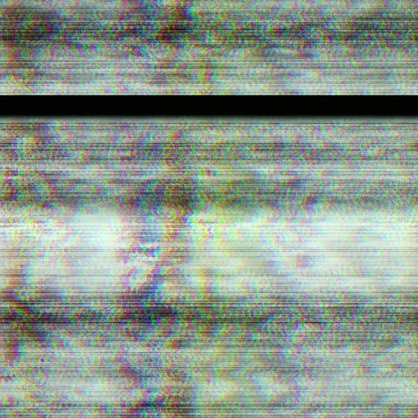 无缝隙技术故障RGB计算机监控噪音 — 图库照片