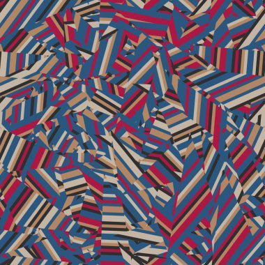 Kusursuz rastgele birleştirilmiş çizgili kalça deseni.