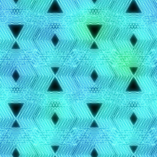 Neon light on black seamless repeat pattern — Stock Photo, Image