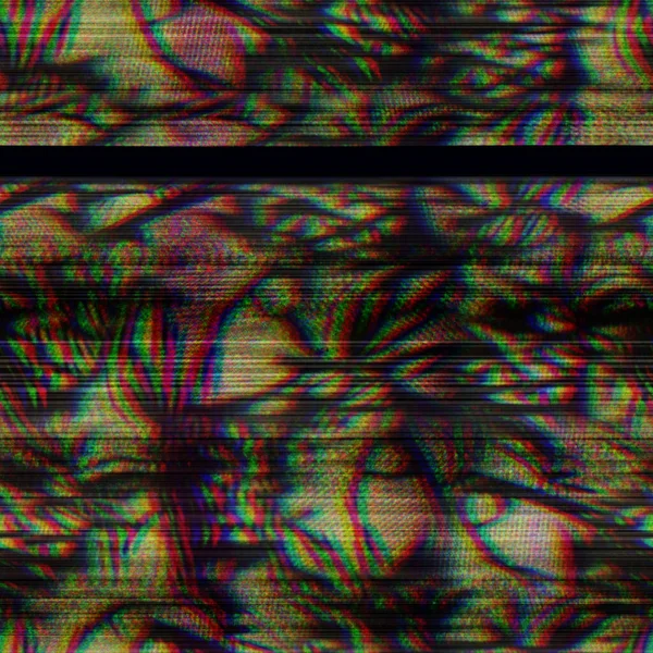 Glitch tecnico senza soluzione di continuità RGB rumore del monitor del computer — Foto Stock