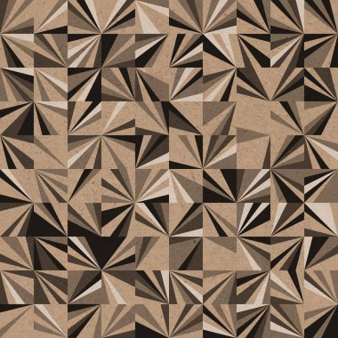 Kartonda parmak izi için kusursuz geometrik desen