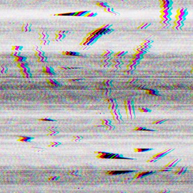 Kusursuz tekno arıza tropikal RGB bilgisayar gürültüsü