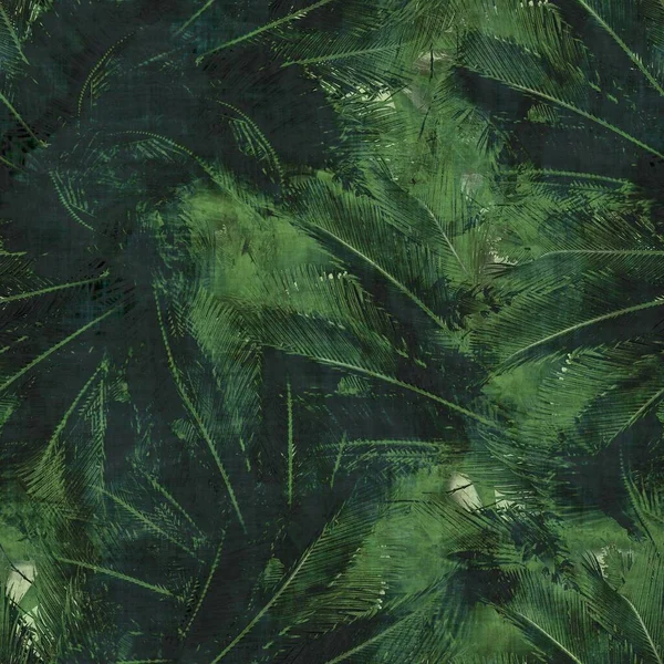 녹색의 열 대야 나무는 솔기없는 무늬를 남긴다 — 스톡 사진