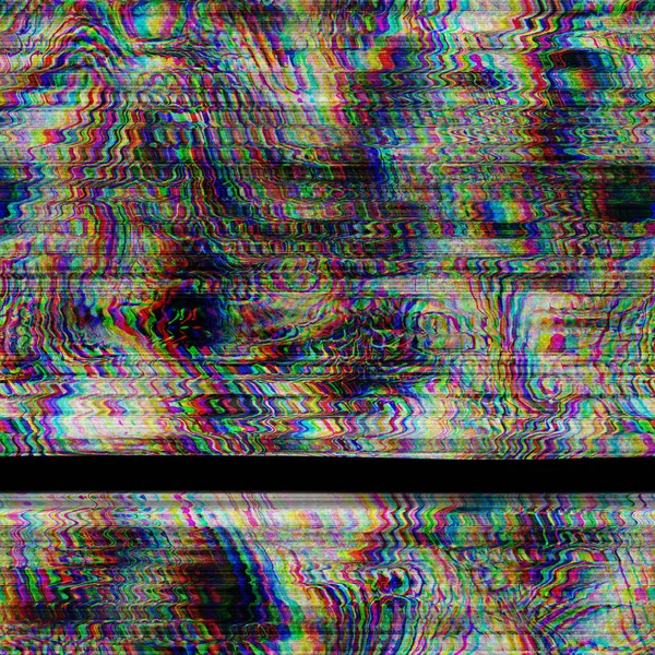 Glitch techno sem costura RGB computador monitor de ruído — Fotografia de Stock