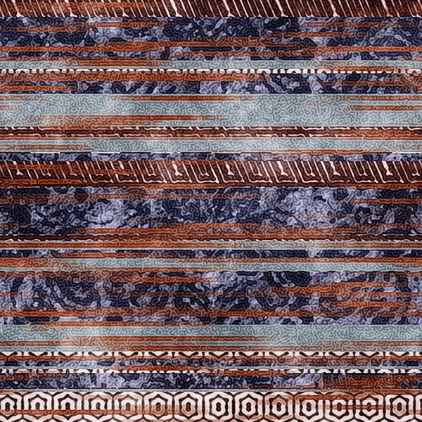 Zökkenőmentes etnikai törzsi minta csíkok szőnyeg design — Stock Fotó